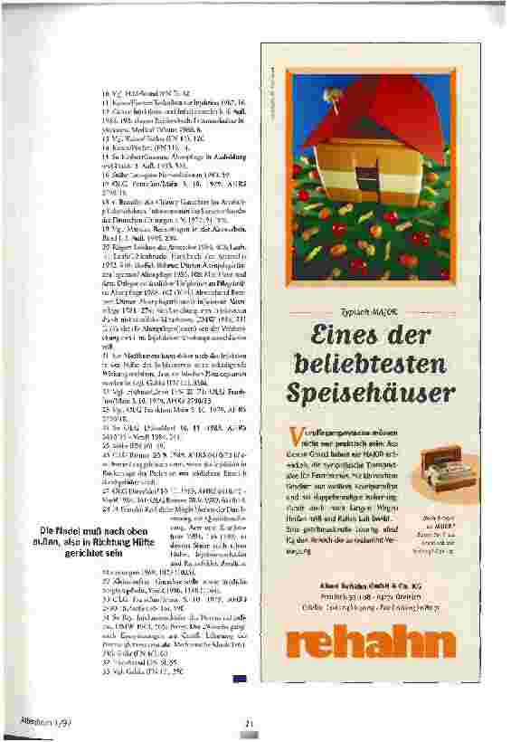 Vorschauseite 4: Vorsicht bei der alten Quadrantenregel Rechtliche Beurteilung bei Injektionsfehlern