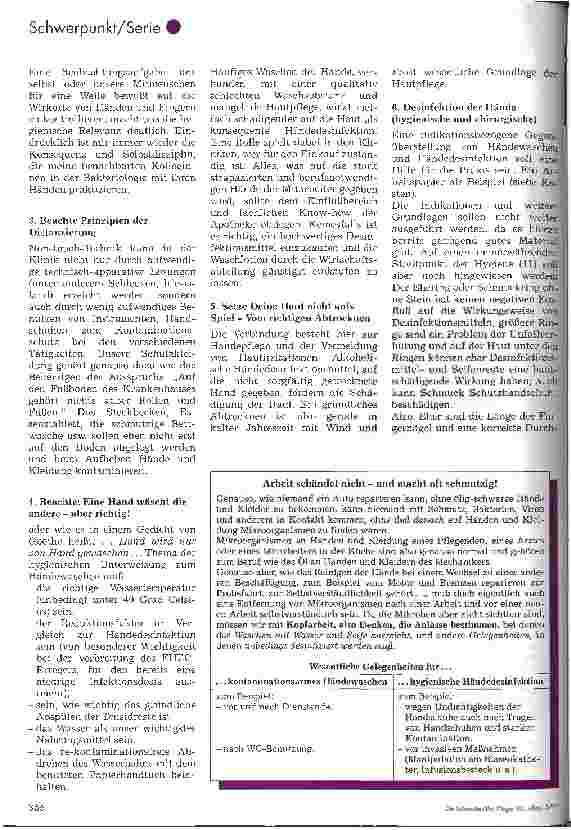 Vorschauseite 4: Der dauerhafte Konflikt Händehygiene Ethisch verantwortliches Handeln in einem wichtigen Bereich der Krankenhaushygiene - 1. Teil