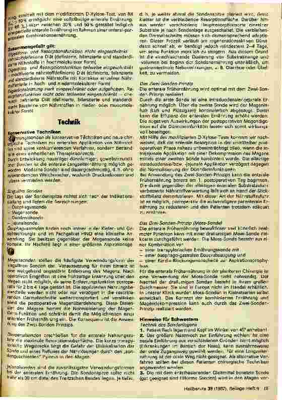Vorschauseite 3: Künstliche enterale Ernährung
