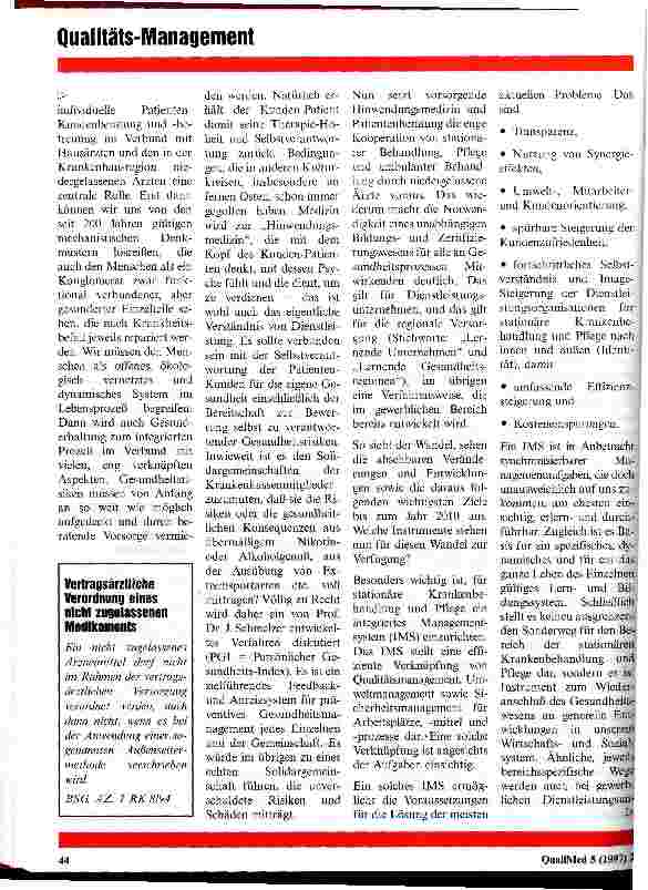 Vorschauseite 2: IMS - Integriertes Managementund Bildungssystem für Krankenhäuser, Reha-Kliniken und Seniorenheime