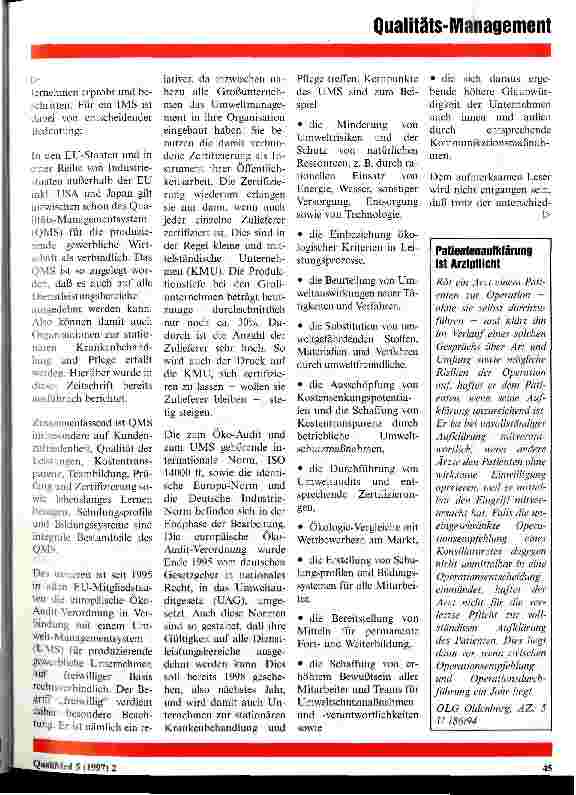 Vorschauseite 3: IMS - Integriertes Managementund Bildungssystem für Krankenhäuser, Reha-Kliniken und Seniorenheime