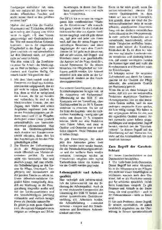 Vorschauseite 3: Lebensqualität (für Bewohner) und Arbeitsqualität (für Mitarbeiter) - auch durch Qualitätssicherung und Zertifizierung?