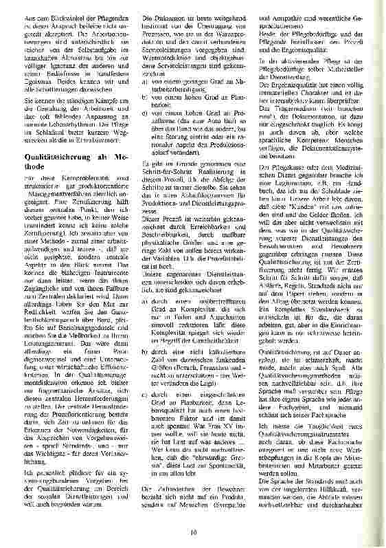 Vorschauseite 5: Lebensqualität (für Bewohner) und Arbeitsqualität (für Mitarbeiter) - auch durch Qualitätssicherung und Zertifizierung?