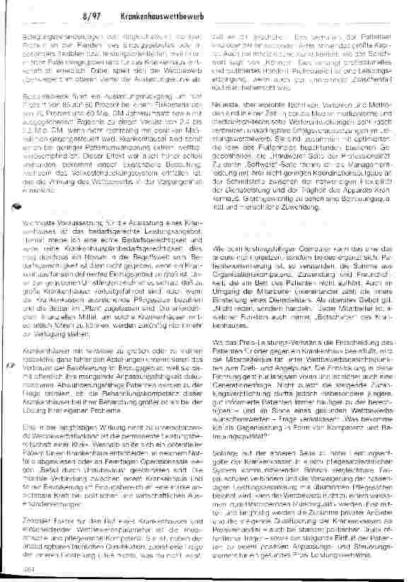 Vorschauseite 2: Das flexible Krankenhaus mit wettbewerbsorientiertem Leistungsangebot Medizinischer und wirtschaflicher Erfolg durch Leistungsbereitschaft, Professionalität und rationales Care Ma…