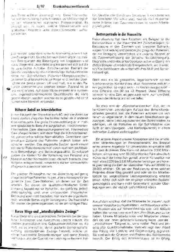 Vorschauseite 4: Das flexible Krankenhaus mit wettbewerbsorientiertem Leistungsangebot Medizinischer und wirtschaflicher Erfolg durch Leistungsbereitschaft, Professionalität und rationales Care Ma…