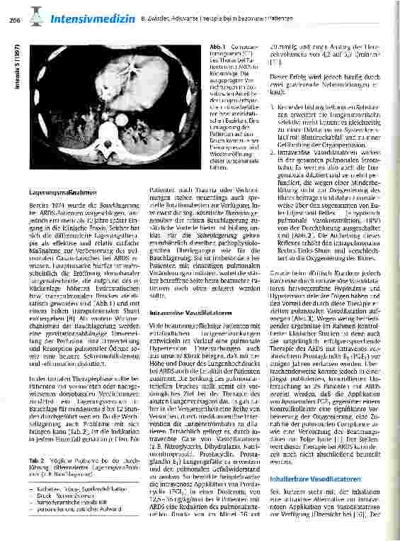 Vorschauseite 2: Adjuvante Therapie beim beatmeten Patienten