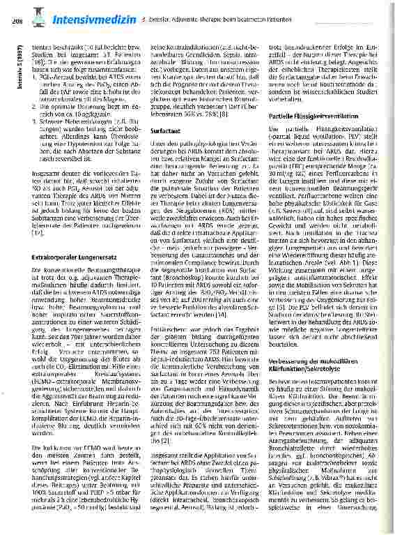 Vorschauseite 4: Adjuvante Therapie beim beatmeten Patienten