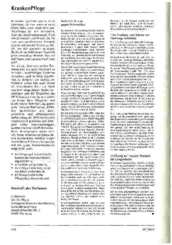 Vorschauseite 2: Die Instrumentierkraft und der Chirurg - Wirklichkeit und Traum
