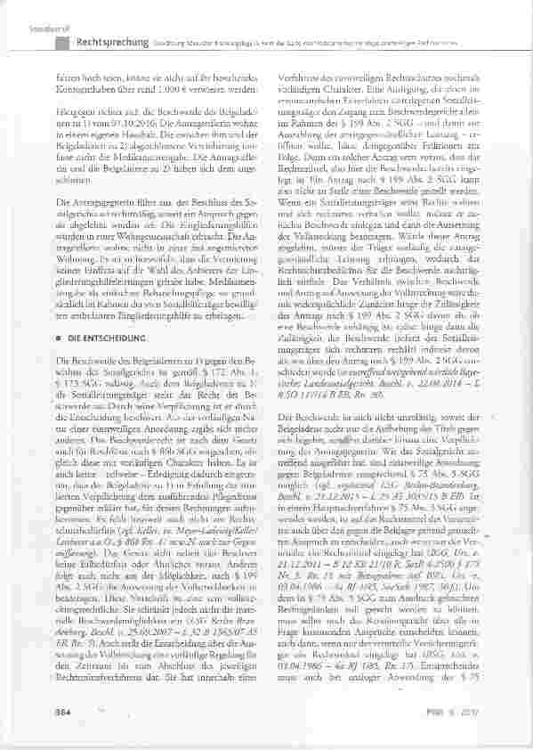 Vorschauseite 4: Gewährung häuslicher Krankenpflege in Form der Gabe von Medikamenten im Wege einstweiligen Rechtsschutzes