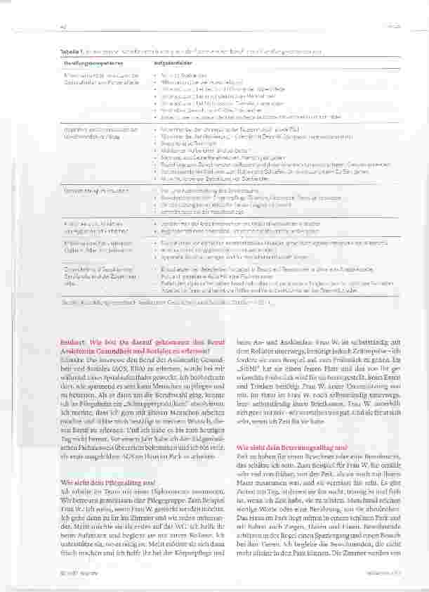 Vorschauseite 2: Assistentin Gesundheit und Soziales (AGS): Kompetenzen und Integration in den Pflegeund Betreuungsalltag