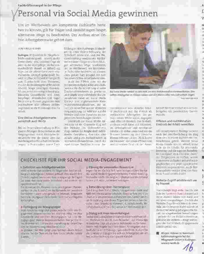 Vorschauseite 1: Personal via Social Media gewinnen