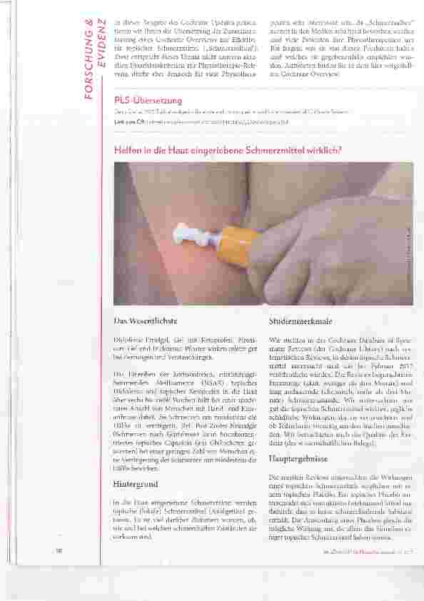 Vorschauseite 2: Cochrane-Update 7 2017