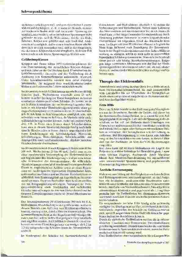 Vorschauseite 3: Der Elektrounfall