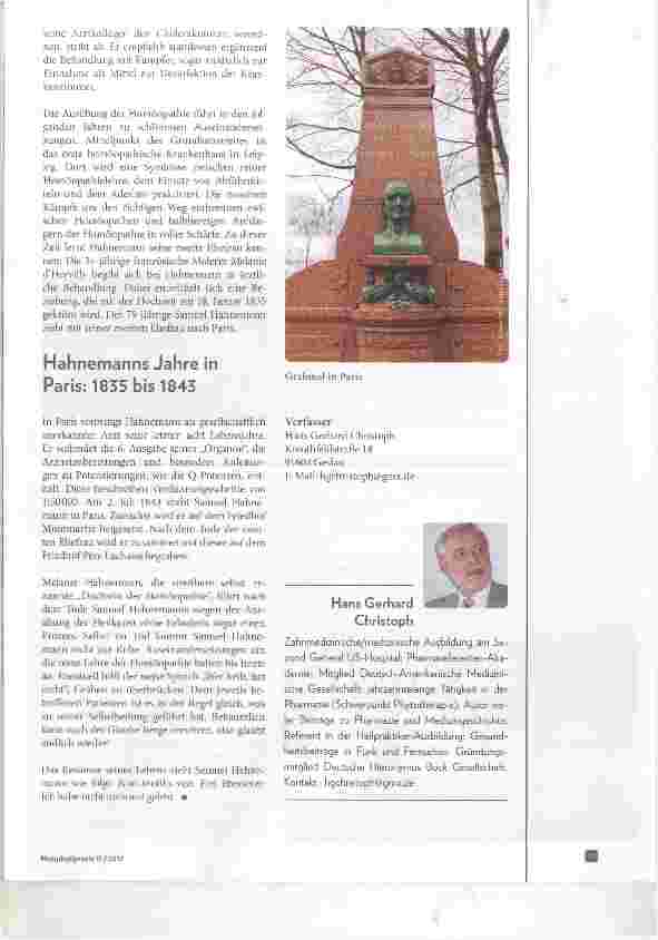 Vorschauseite 5: Samuel Hahnemann