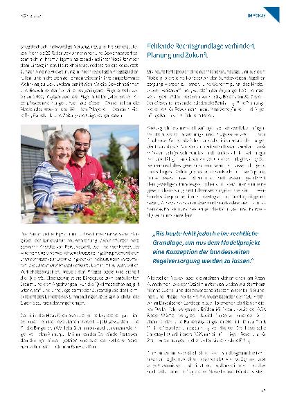 Vorschauseite 3: Ein „Mitmach-Pflegeheim“, wie es sich Bewohner und Angehörige wünschen.