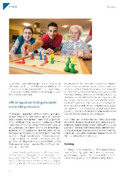 Vorschauseite 4: Ein „Mitmach-Pflegeheim“, wie es sich Bewohner und Angehörige wünschen.