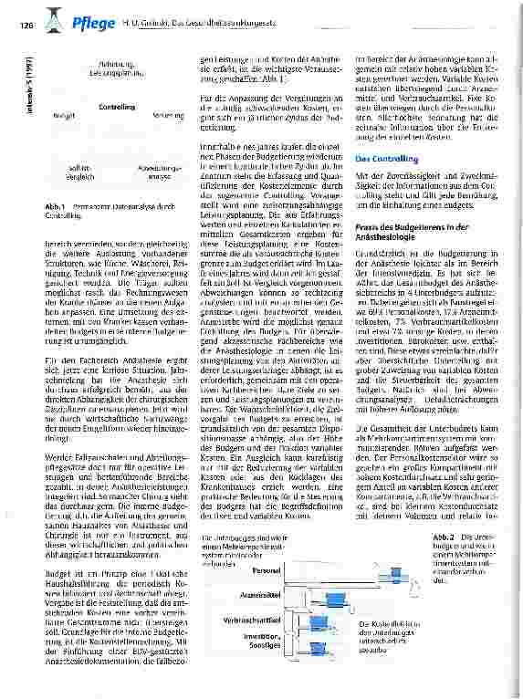 Vorschauseite 2: Das Gesundheitsstrukturgesetz - Bedeutung und erste Erfahrungen in der Anästhesie