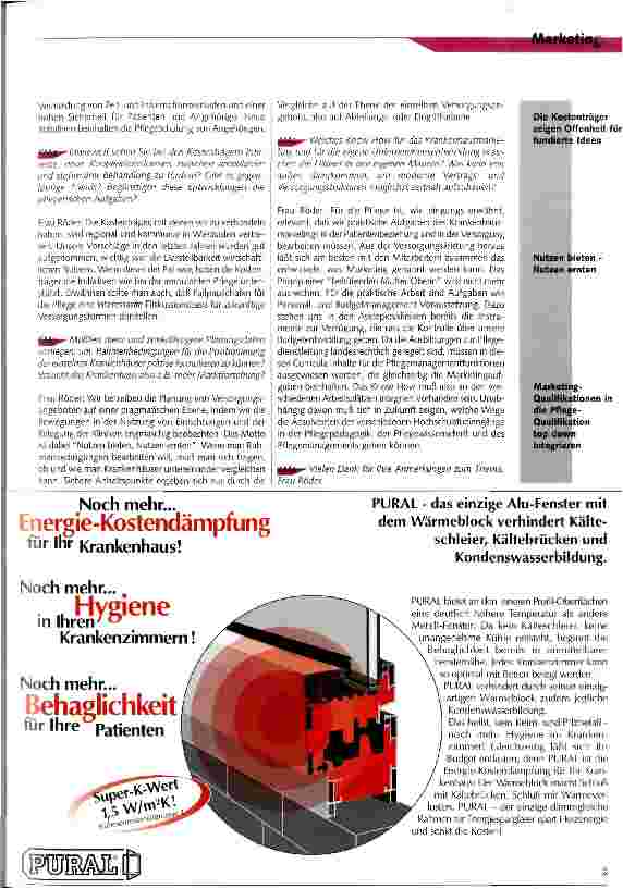 Vorschauseite 2: Pflegeund Patientenbetreuung als Marketingleistung gestalten Krankenhaus-Marketing aus der Mitte heraus