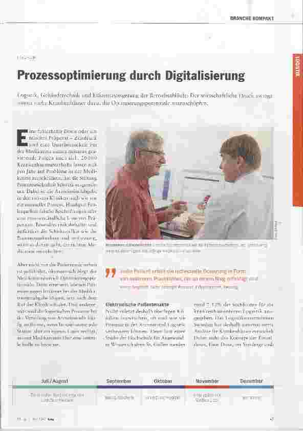 Vorschauseite 1: Prozessoptimierung durch Digitalisierung
