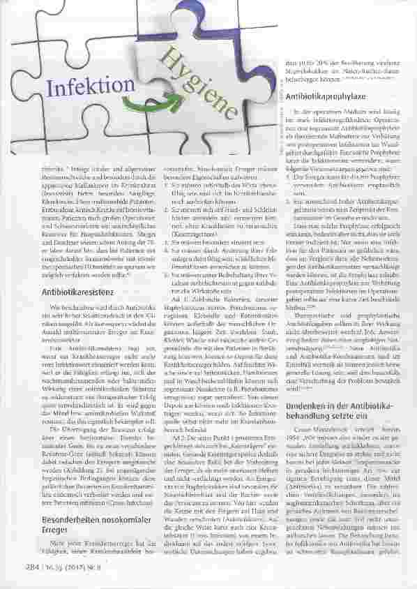 Vorschauseite 5: Gestaltwandel mikrobieller Infektionskrankheiten in Schattenzeiten der Antibiotikaanwendung Ein historischer Rückblick