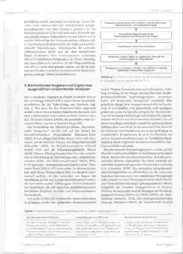 Vorschauseite 2: Entwicklung eines Nationalen Mustercurriculums „Kommunikative Kompetenz in der Pflege“