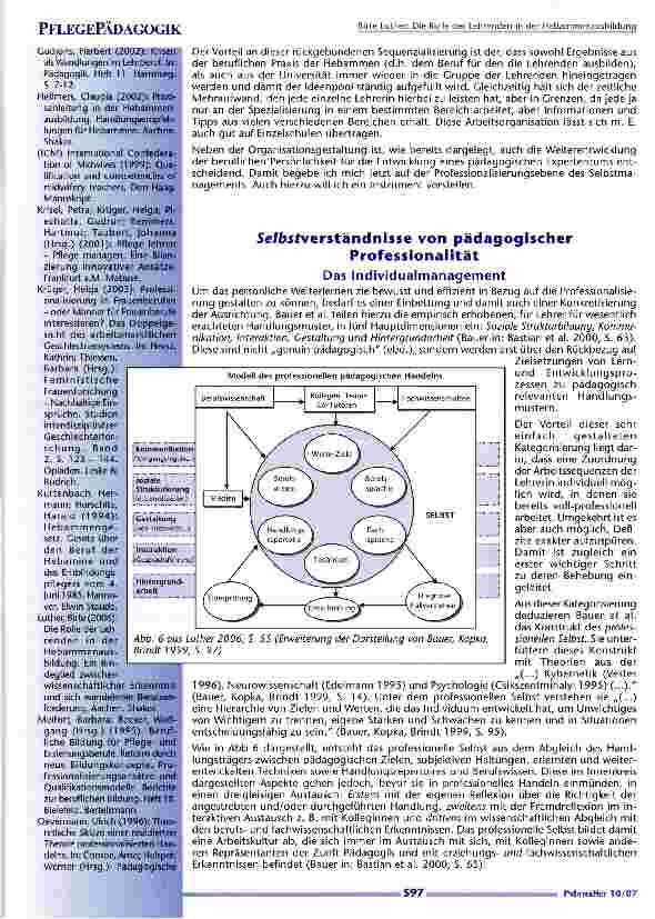 Vorschauseite 4: Die Rolle der Lehrenden in der Hebammenausbildung