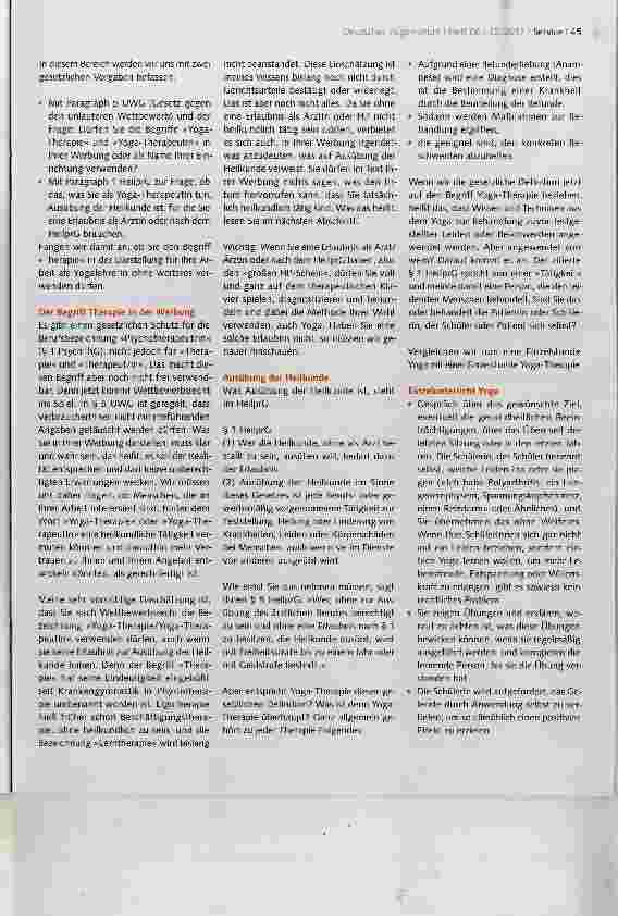 Vorschauseite 2: Yoga und Yoga-Therapie