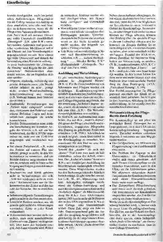 Vorschauseite 5: Trends im Gesundheitswesen der USA und deren Bedeutung für die Pflege