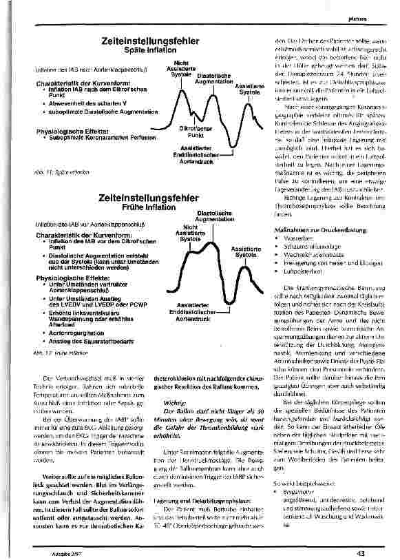 Vorschauseite 6: Intraaortale Ballonpumpe (IABP) Pflege eines Patienten mit IABP-Therapie