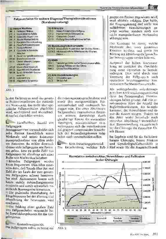 Vorschauseite 2: Vollständige Finanzierung über Fallpauschalen Modellvorhaben der Paracelsus Klinik Hemer läßt Zukunftsvision Realität werden