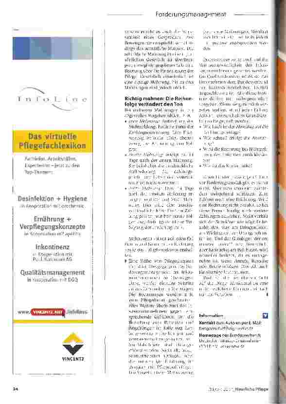 Vorschauseite 3: Keine Angst vor Mahnungen