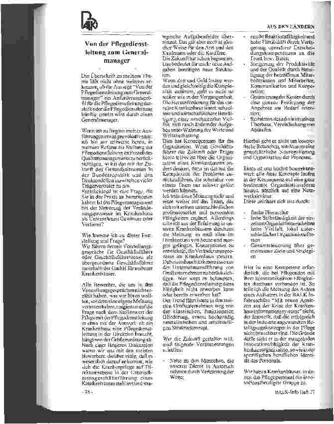 Vorschauseite 5: Total Quality Management-Zertifizierung Fortbildungstagung der ALK Baden-Württemberg e. V. am 24. und 25. April 1997 in Herrenberg