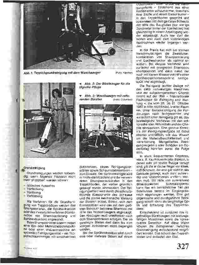 Vorschauseite 2: Teppichboden auch im Altenheim Aussehen und Wert bleiben erhalten!