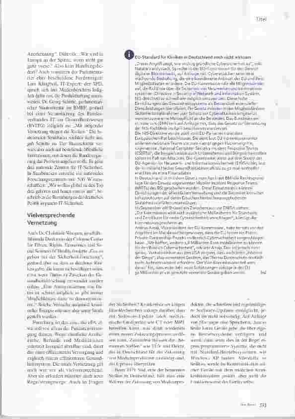 Vorschauseite 2: Gründlichkeit vor Schnelligkeit