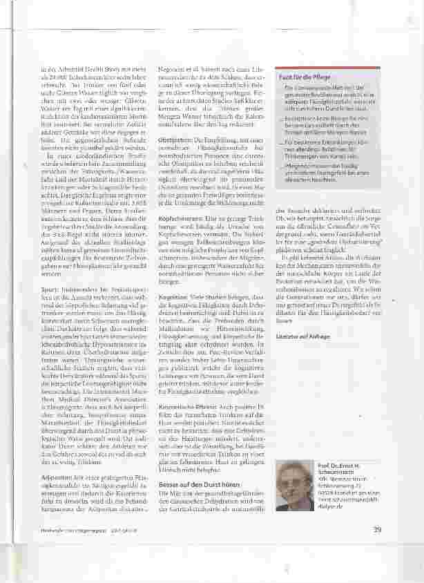 Vorschauseite 3: Wie viel Wasser braucht der Mensch?