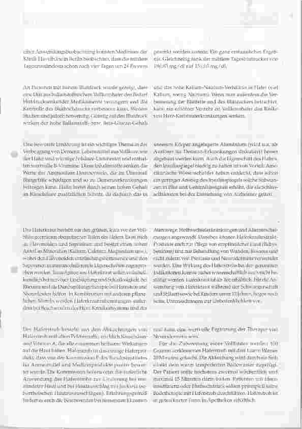 Vorschauseite 3: Die Arzneipflanze 2017: Der Saathafer
