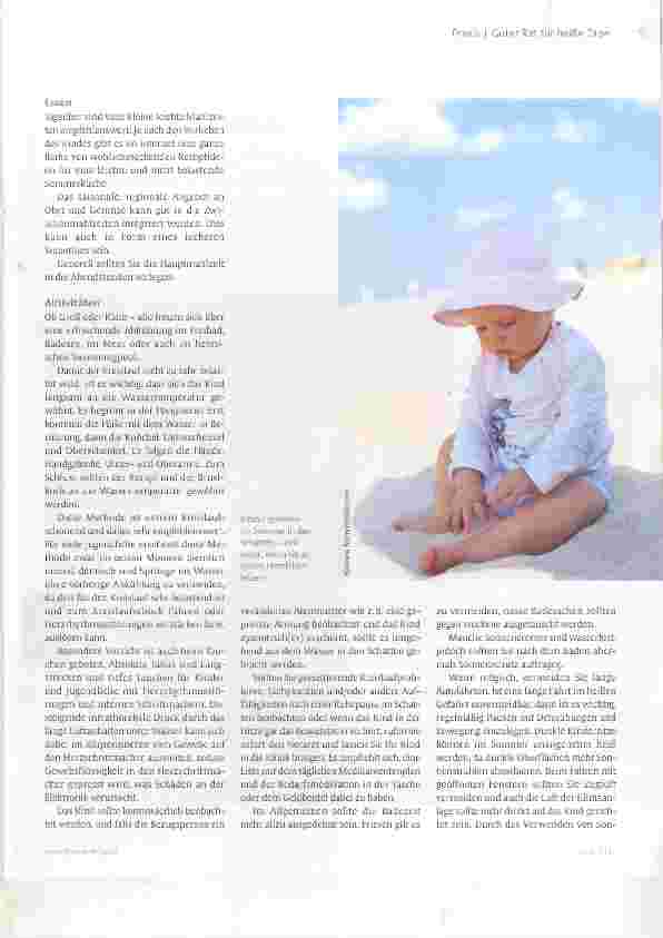 Vorschauseite 2: Sommer, Sonne - und was nun?