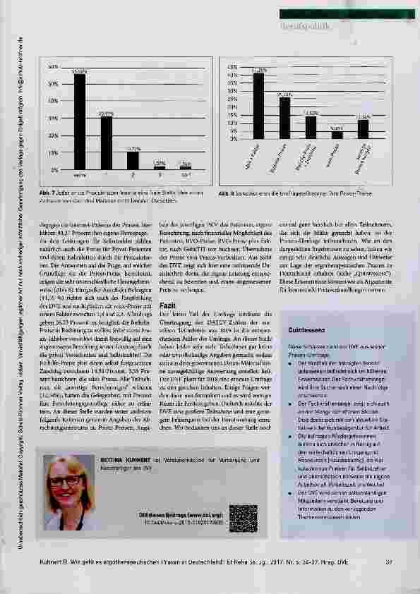 Vorschauseite 4: Wie geht es ergotherapeutischen Praxen in Deutschland?