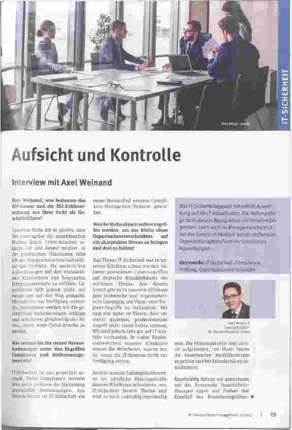 Vorschauseite 1: Aufsicht und Kontrolle