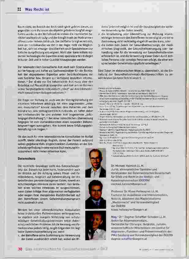 Vorschauseite 3: Rechtsrahmen der Telemedizin