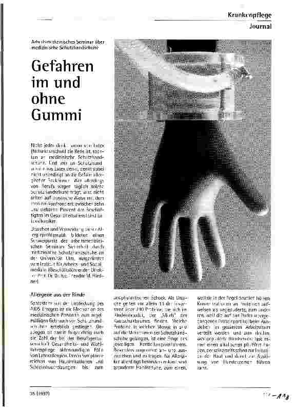 Vorschauseite 1: Gefahren im und ohne Gummi