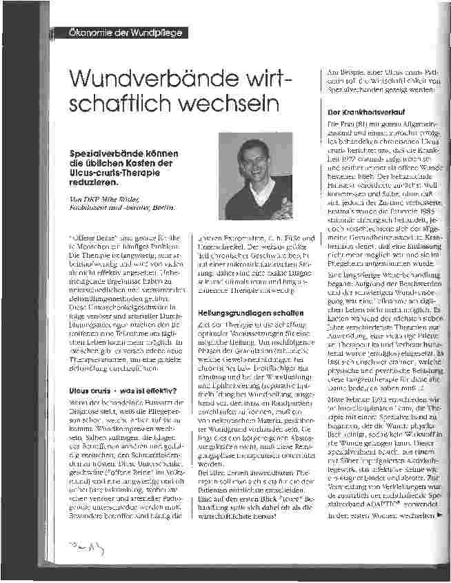 Vorschauseite 1: Wundverbände wirtschaftlich wechseln