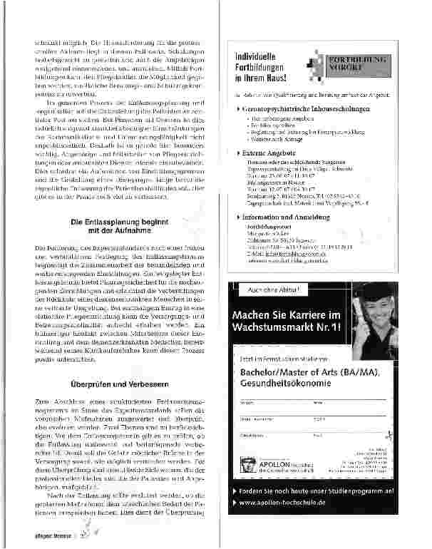 Vorschauseite 3: Begleiten statt Entlassen