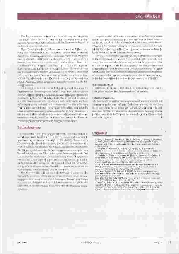 Vorschauseite 5: Fremdeinschätzung von Schmerz bei Menschen mit dem KrankheitsbildWachkoma: eine Praxisforschung