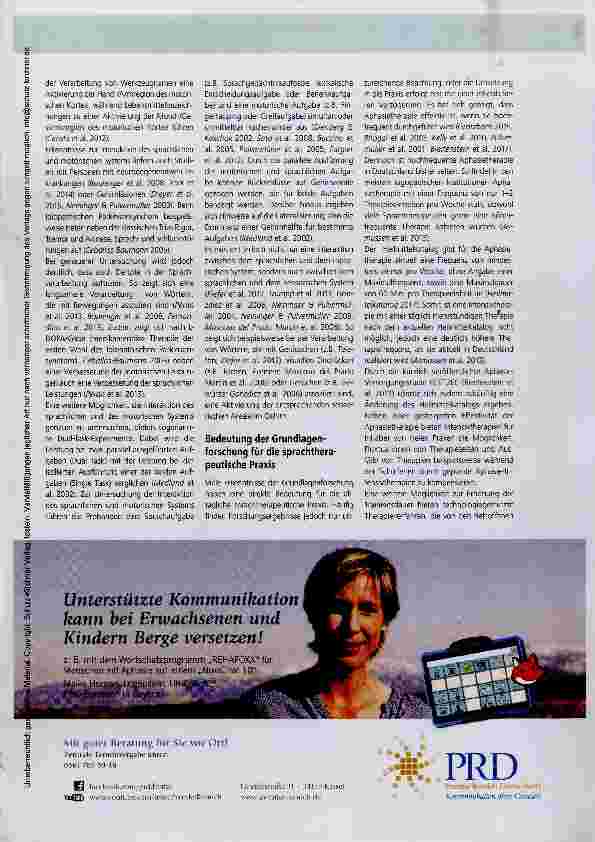 Vorschauseite 2: Interaktion des sprachlichen und des motorischen Systems