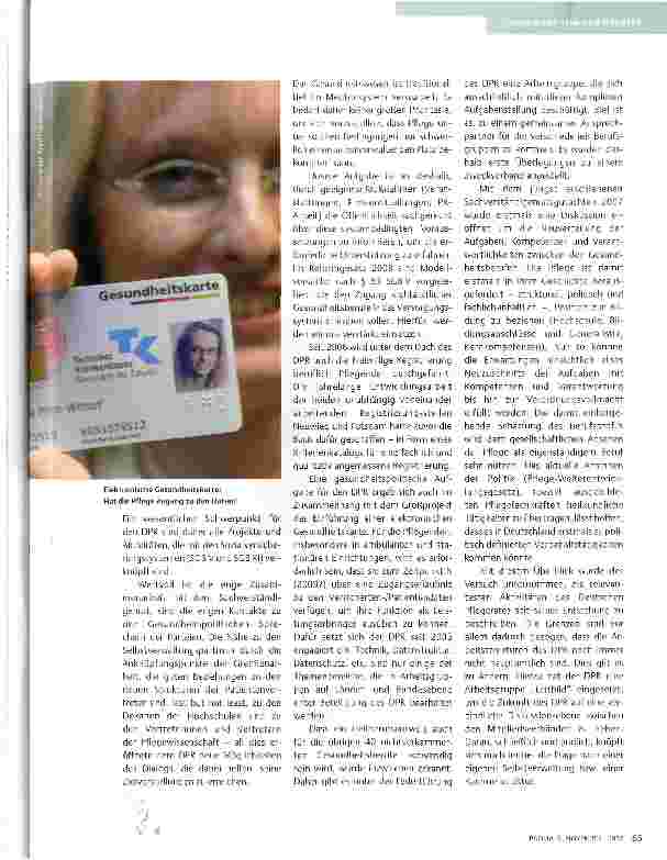 Vorschauseite 4: DER DEUTSCHE PFLEGERAT E.V.