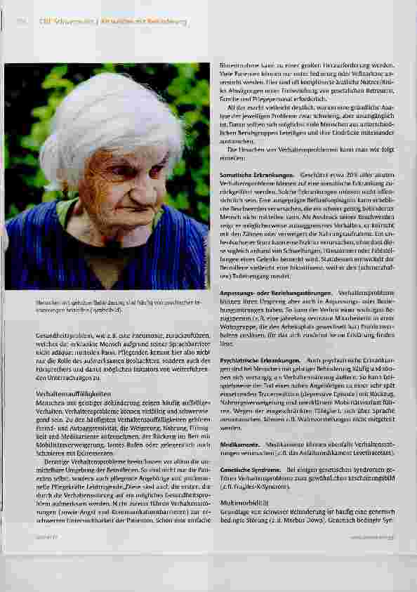 Vorschauseite 3: Alter und geistige Behinderung was sollten Pflegekräfte wissen?