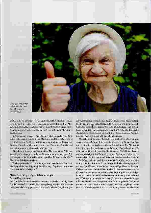Vorschauseite 4: Alter und geistige Behinderung was sollten Pflegekräfte wissen?