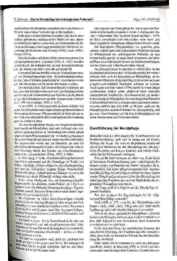 Vorschauseite 3: Was ist Mundpflege bei onkologischen Patienten?