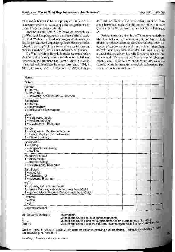 Vorschauseite 4: Was ist Mundpflege bei onkologischen Patienten?